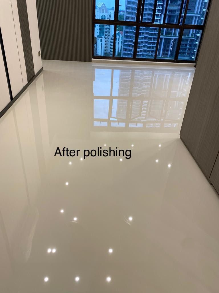 Homogeneous Tiles Polishing Cleaning Installation and Repair Service Singapore