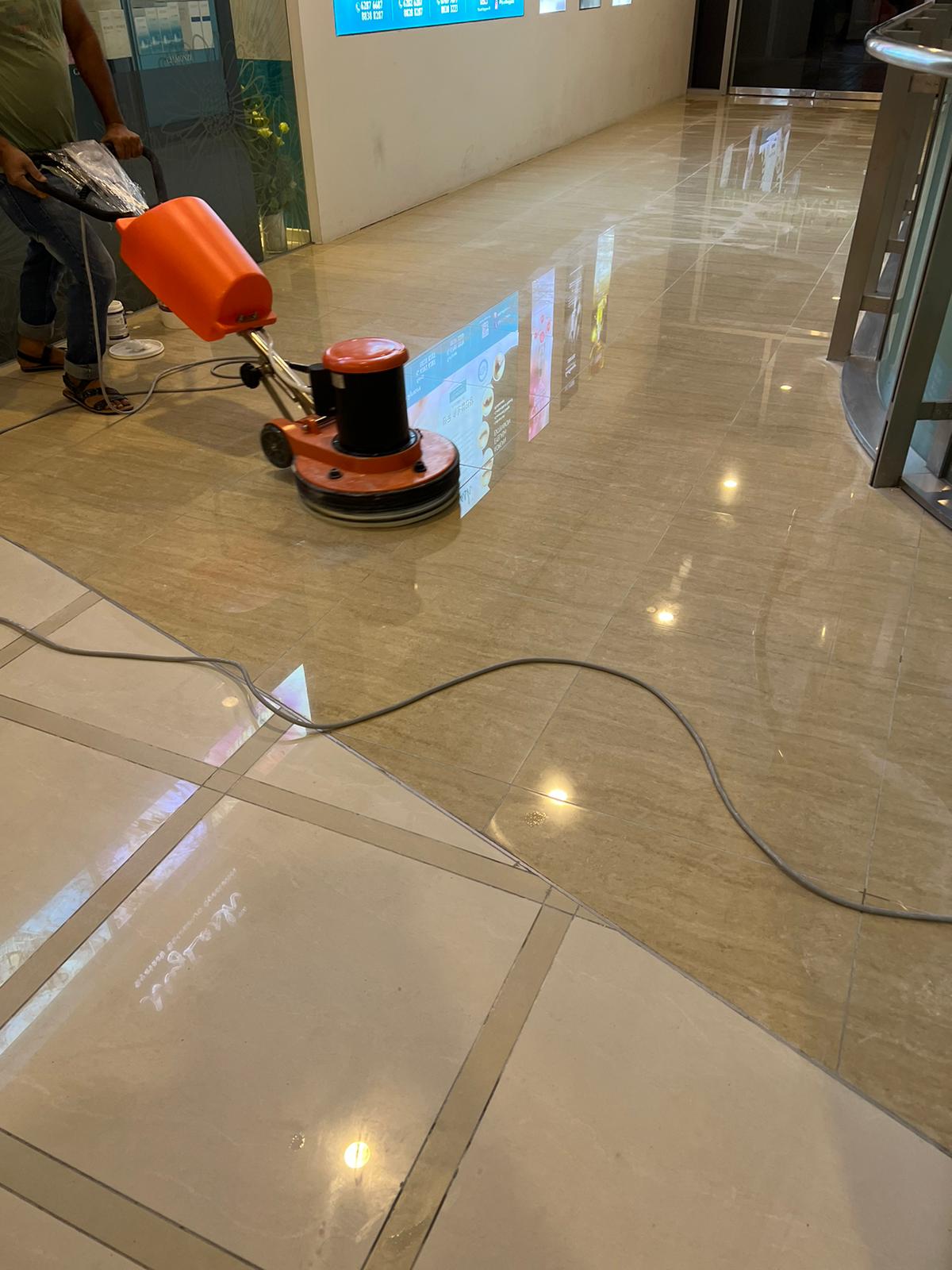 Homogeneous Tiles Polishing Cleaning Installation and Repair Service Singapore