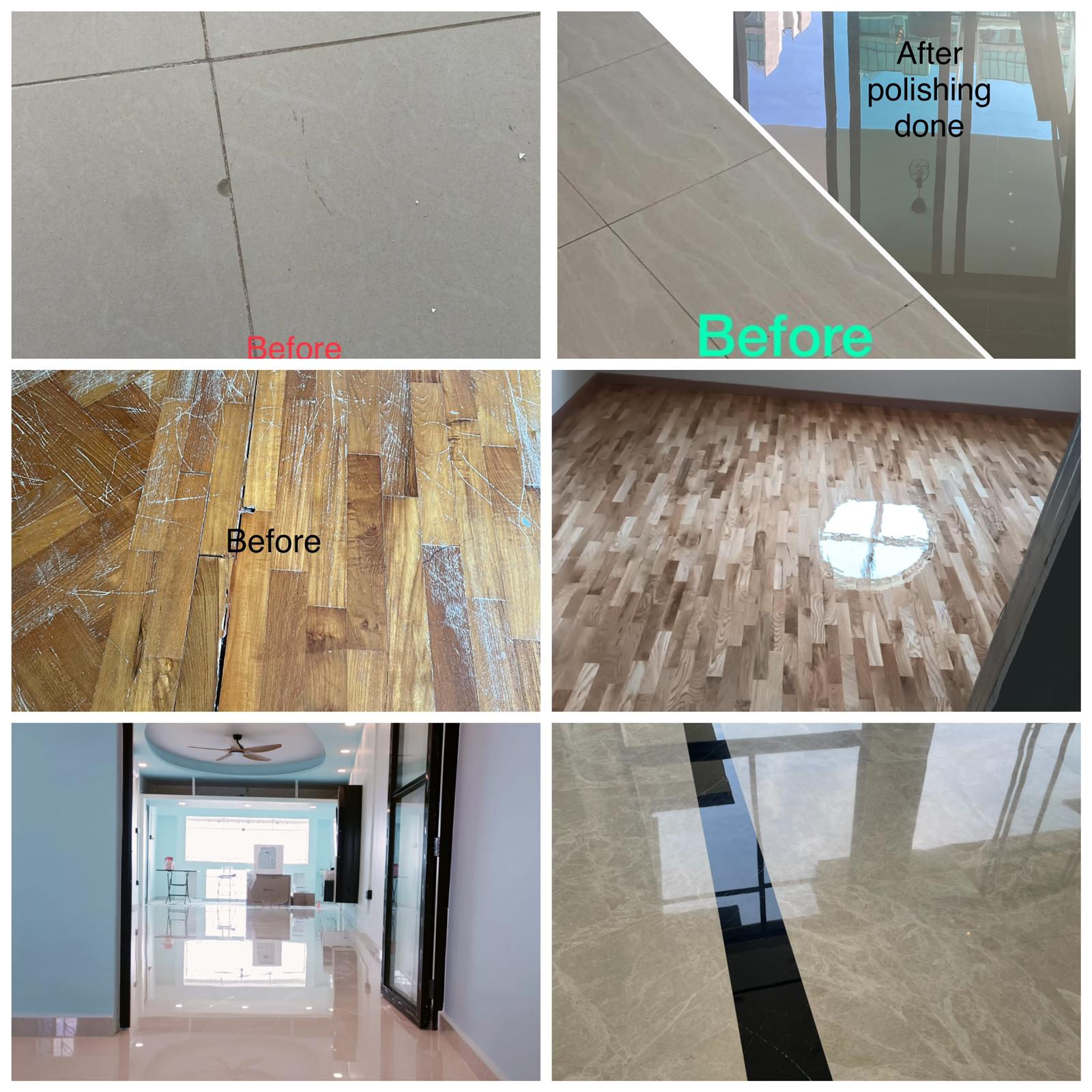 Marble Floor Polishing Cleaning Finishing Installation and Repair Service Singapore
